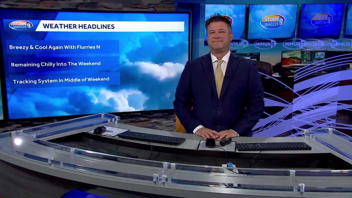 Video: Cool day before rain, wintry mix this weekend in New Hampshire