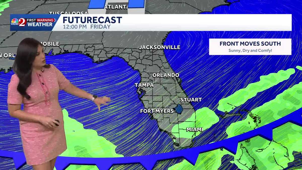 Muggy, warm today ahead of weak cold front