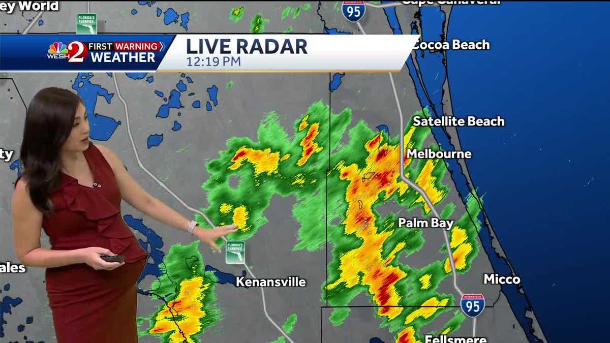 Showers and Storms This Afternoon