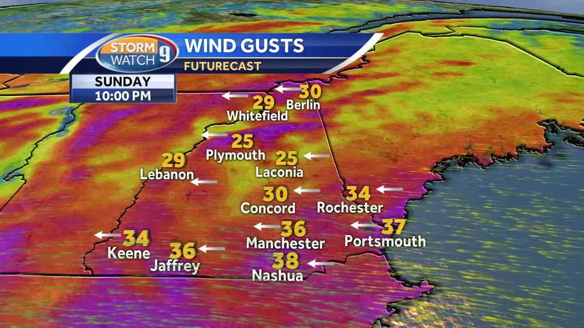 Damaging wind gusts, power outages likely early Monday with coastal storm