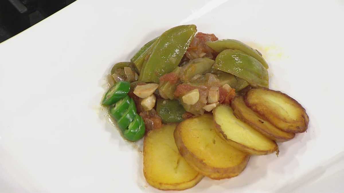 African eggplant saute