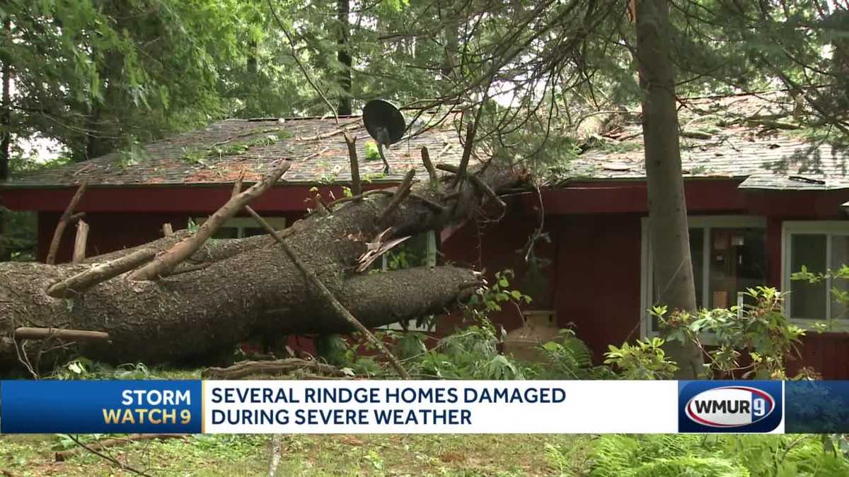 Rindge hit hard in violent storms
