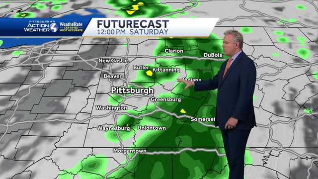 IMPACT DAY: Rain showers move across Western Pennsylvania 