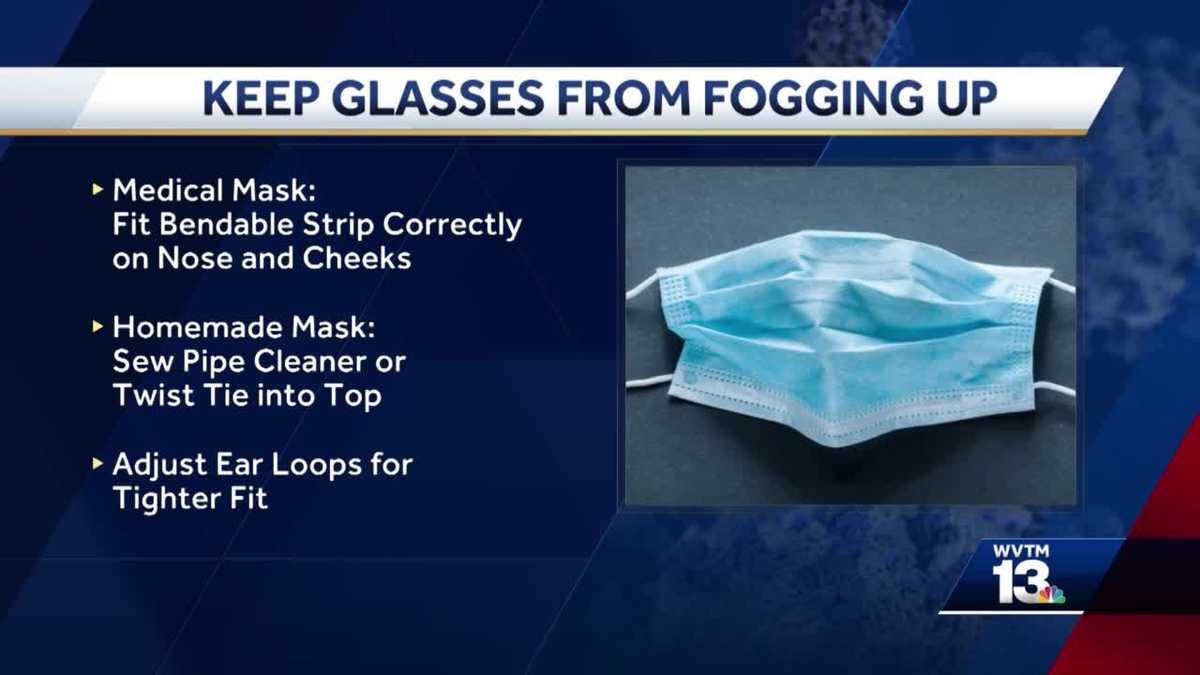 How To Wear a face mask with glasses