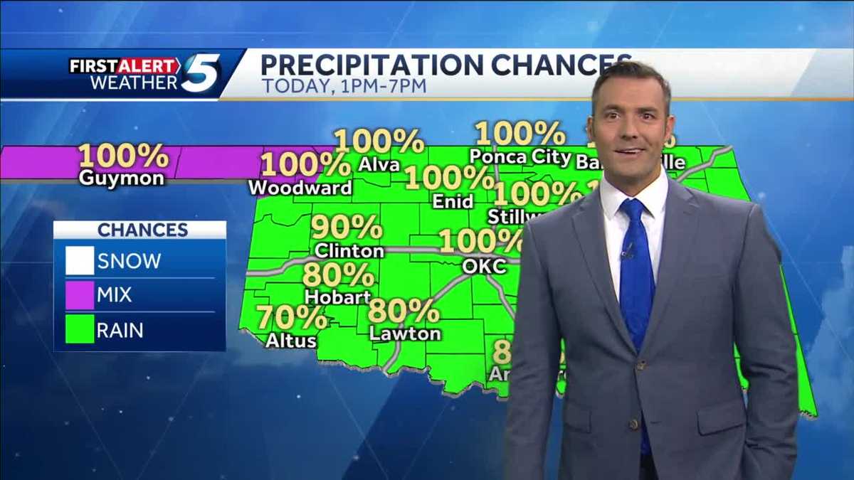 FORECAST: Waves of rain likely today, flooding for some