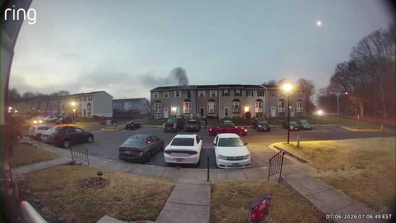 'Just pushed him off': Mother recounts dropping kids from second-story awning during house fire