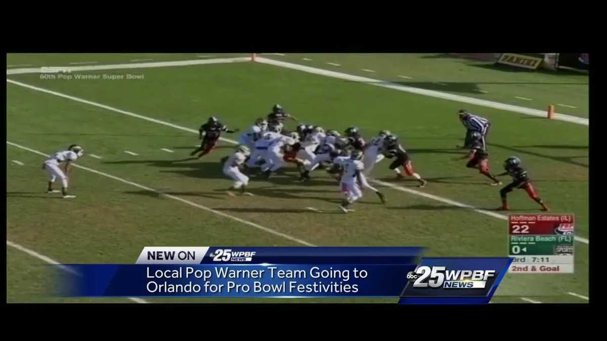 Local Pop Warner team going to Orlando for Pro Bowl festivities