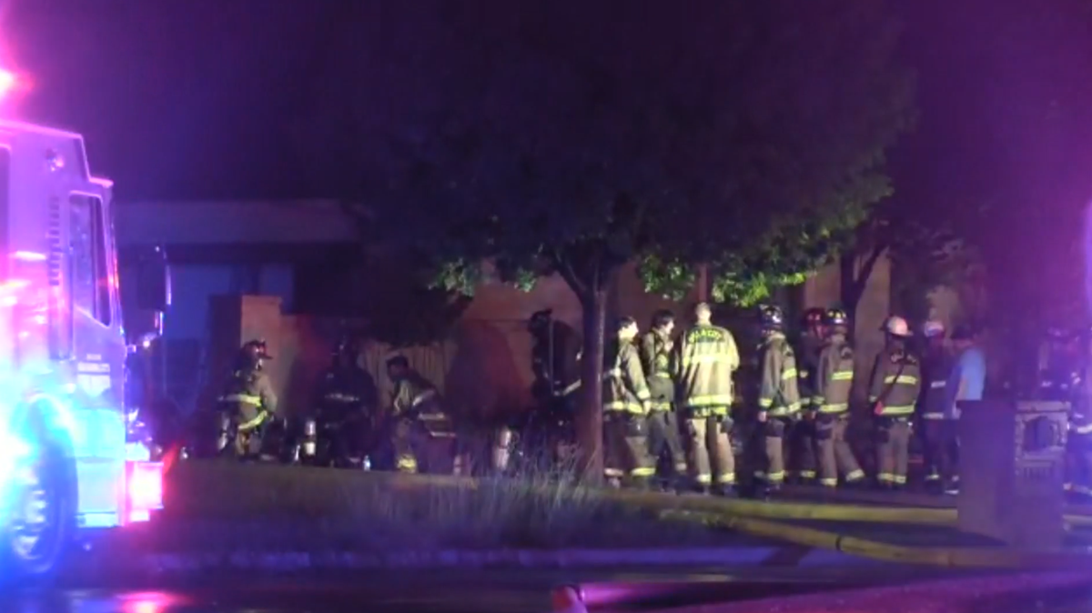 OKCFD: Man taken to hospital after lightning sparks house fire - KOCO