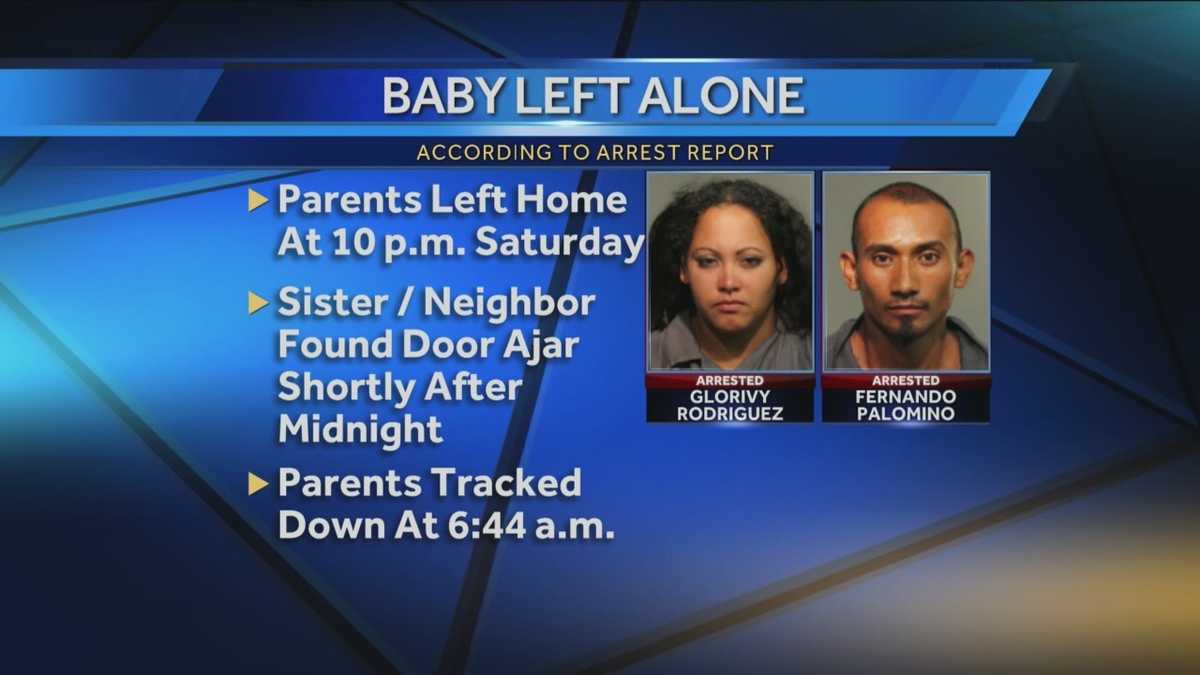 Parents accused of leaving infant home alone