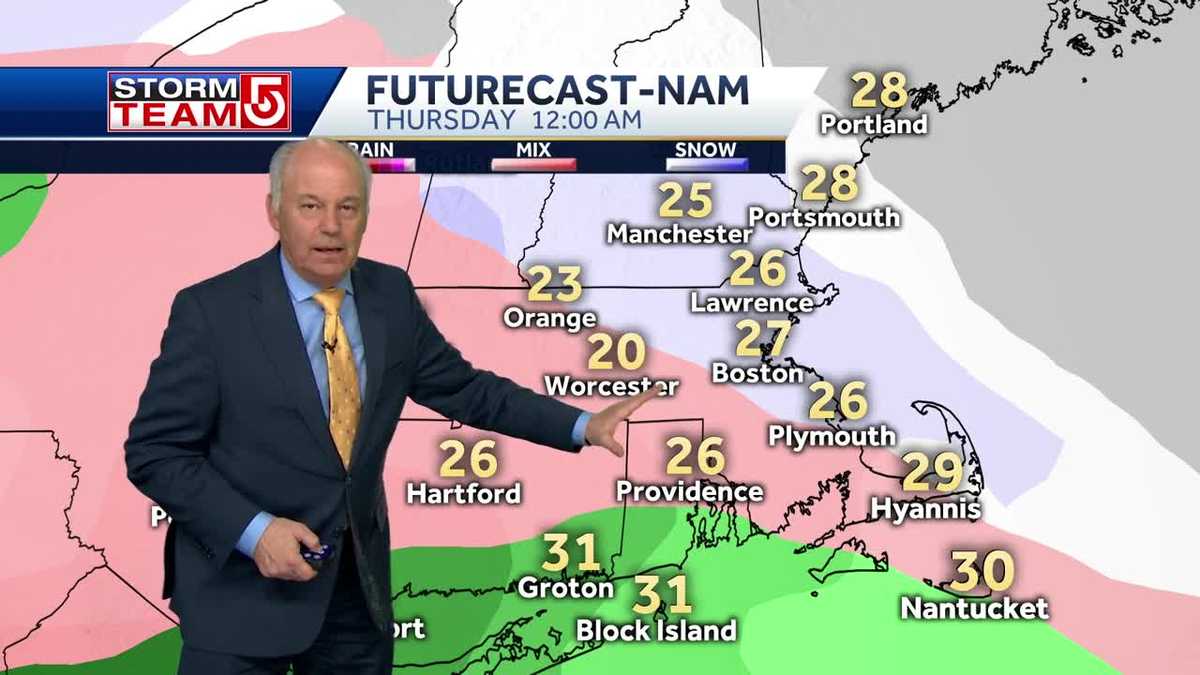 Video: Snow should switch to sleet, freezing rain overnight