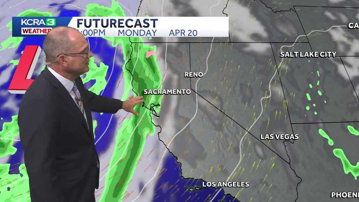 A warm weekend followed by some rain and snow in Northern California
