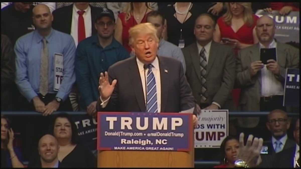 Trump rally in Raleigh draws thousands