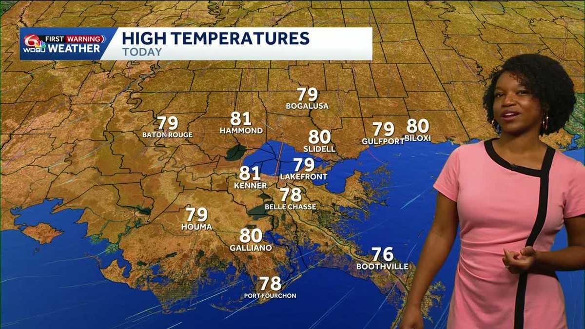 Seasonal Wednesday ahead before weekend rain chances ramp up
