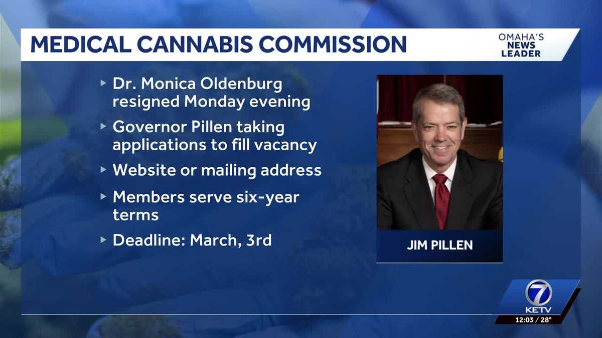 Pillen opens applications for Medical Cannabis Commission vacancy after resignation