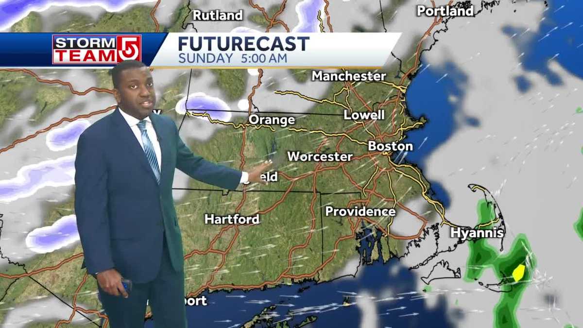 Video: Breezy, chilly conditions continue through weekend in Mass.