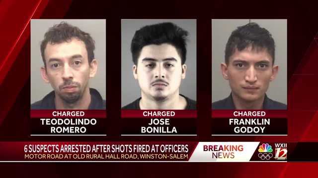 Six North Carolina men charged after shots were fired at Winston-Salem officers, officials say - Vimarsana News