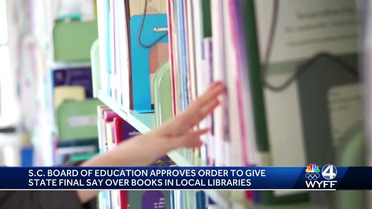 South Carolina: School library book control