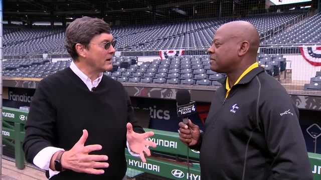 Pirates owner Bob Nutting interview at PNC Park home opener