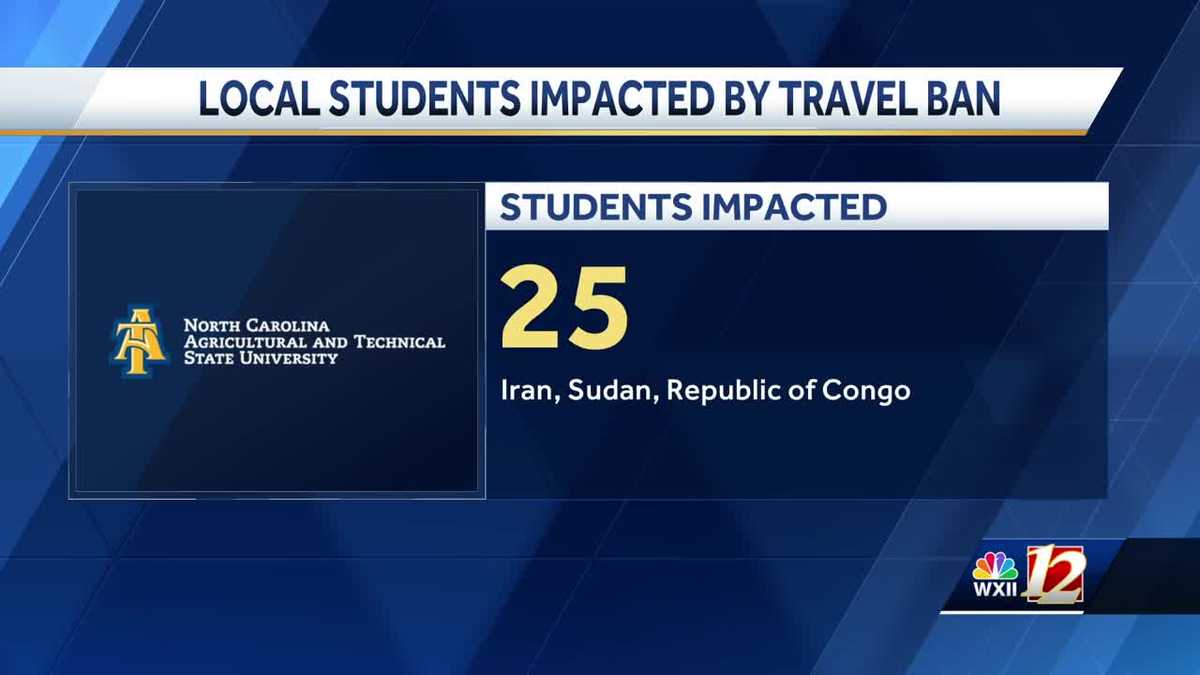 Triad college students affected by President Trump's travel ban