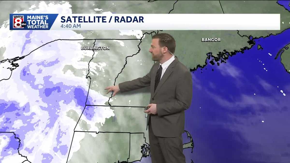 Today's 5AM forecast update - WMTW
