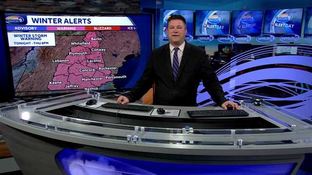 New Hampshire forecast video: Nor'easter brings snow, winds