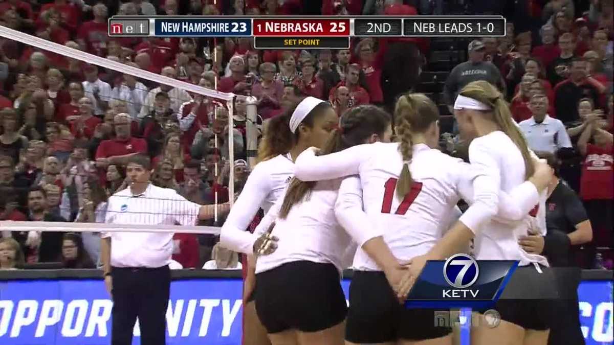 Highlights from Husker NCAA volleyball tournament