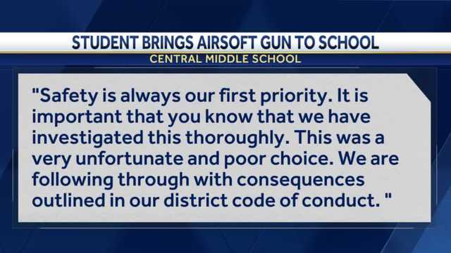 Millard school put on hold after student brought airsoft gun to school - Vimarsana News