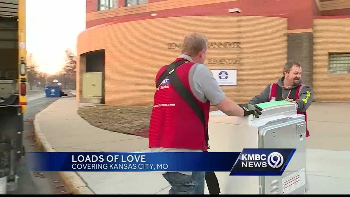 Washer, dryer delivered to KC elementary school