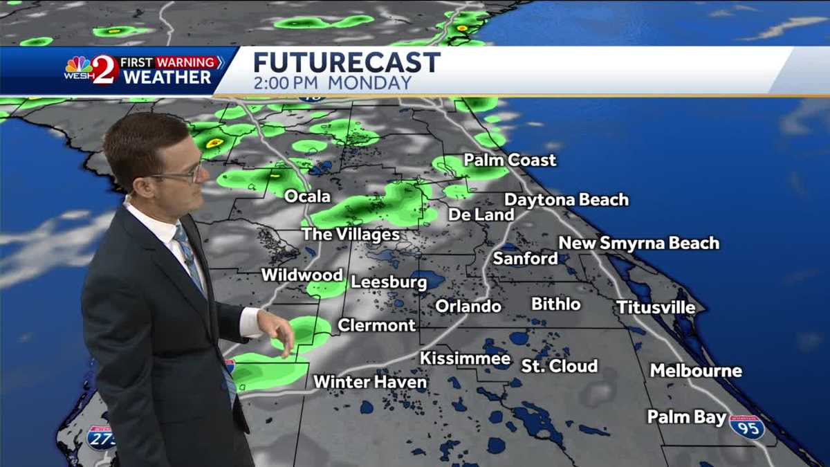Hot and humid Monday