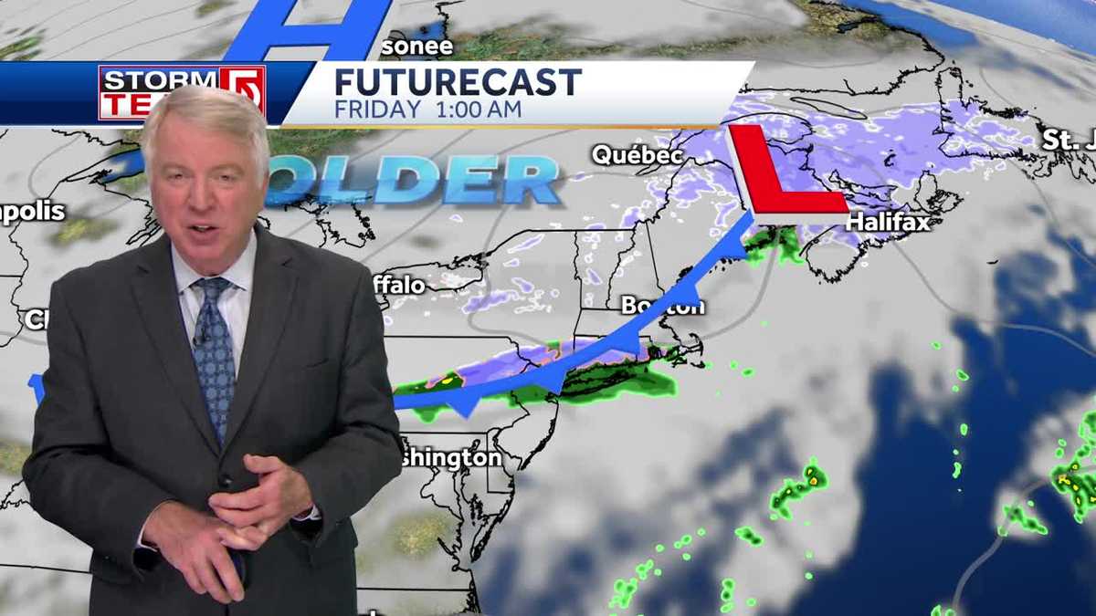 Video: Tracking rain, snow showers and when sunshine returns