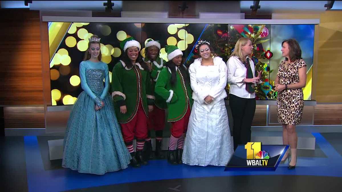 Video Six Flags America transforms into winter wonderland