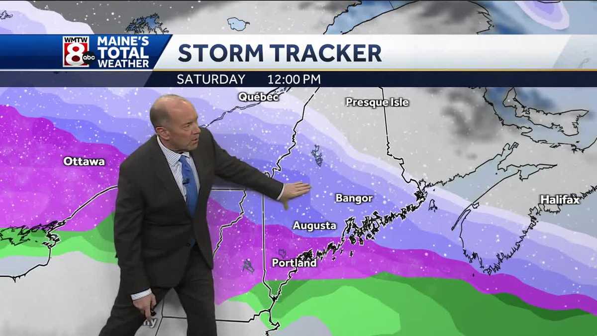 Snow and ice expected in Maine this weekend