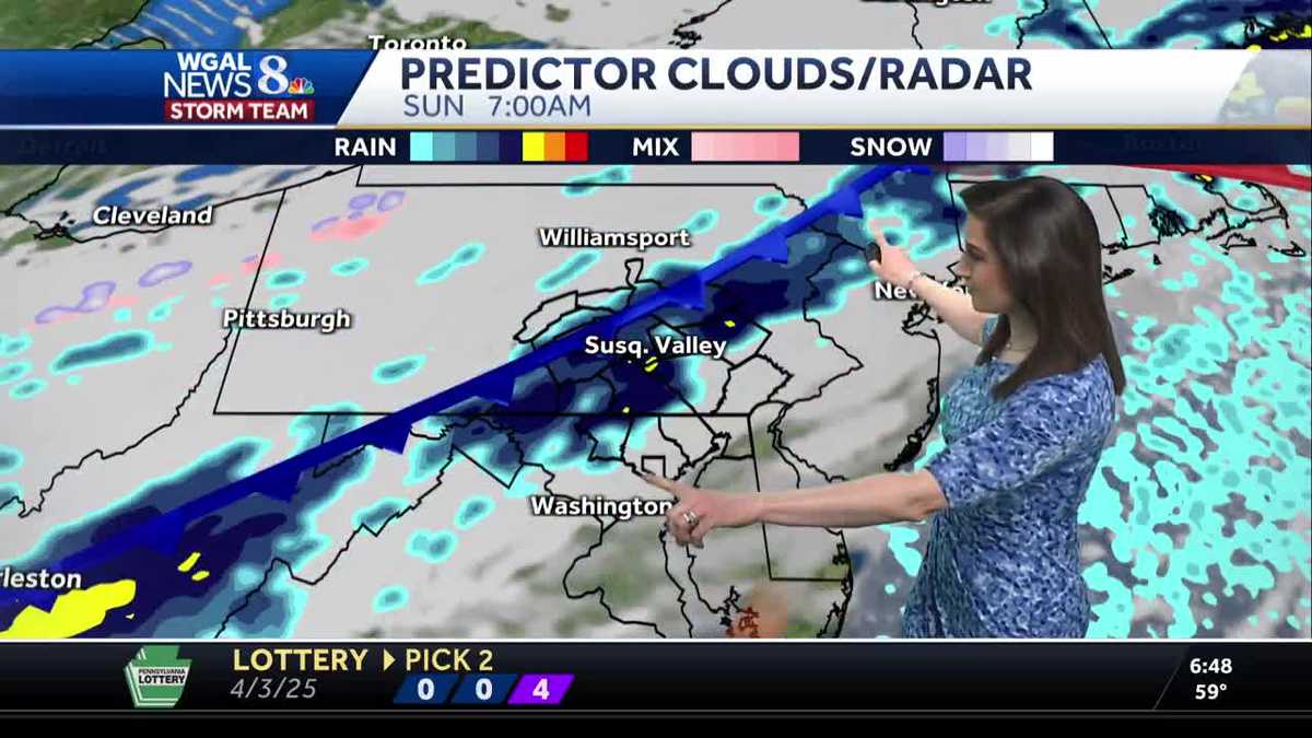 Mostly cloudy, mild Friday; rain chances this weekend
