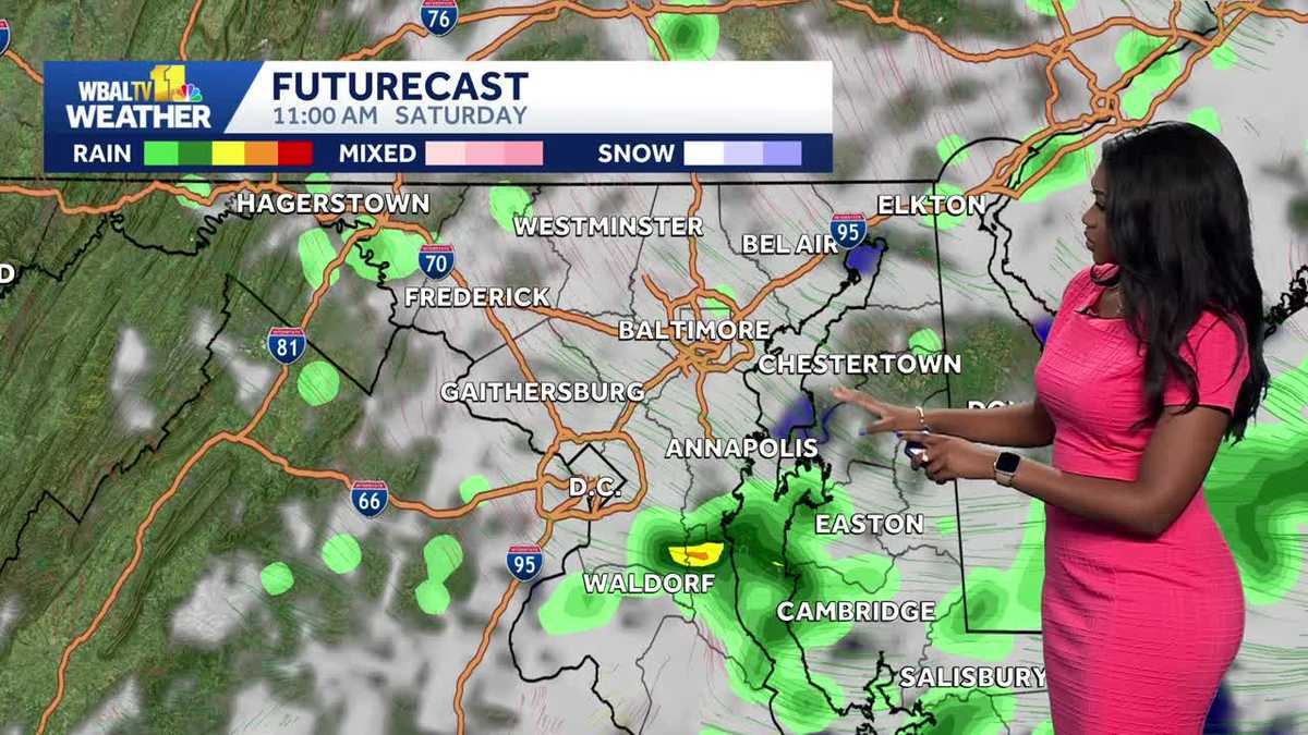 Soggy day to start the weekend, but drier on Sunday