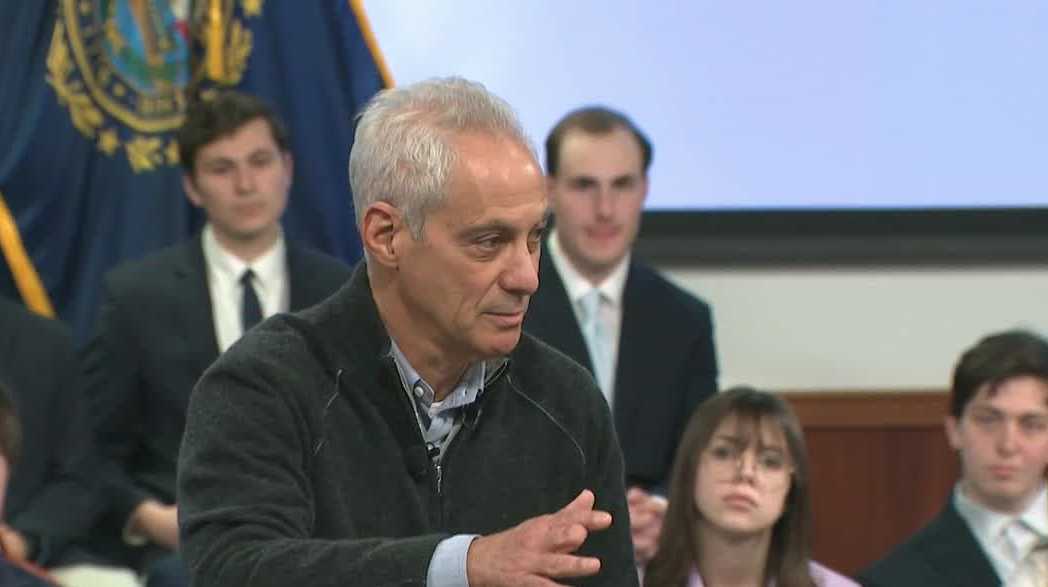 Emanuel visits New Hampshire as he considers presidential run