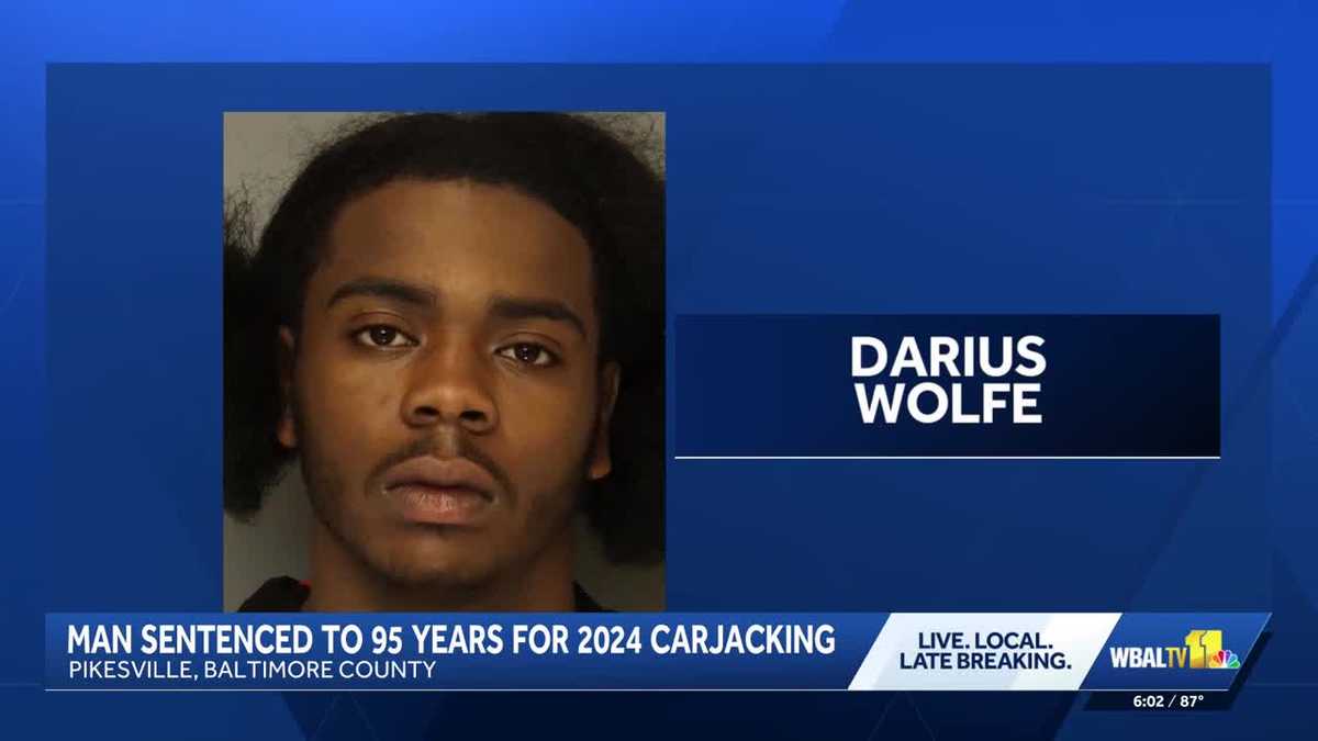 Pikesville man sentenced to 95 years in carjacking