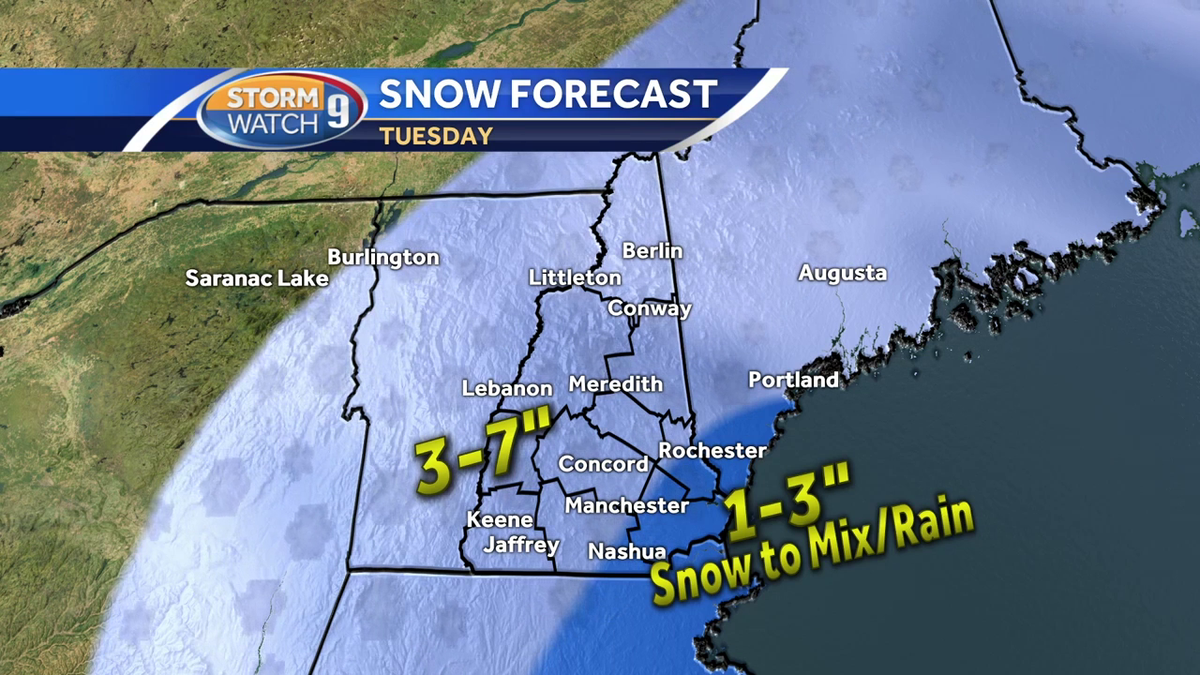 Watch More snow ahead for New Hampshire