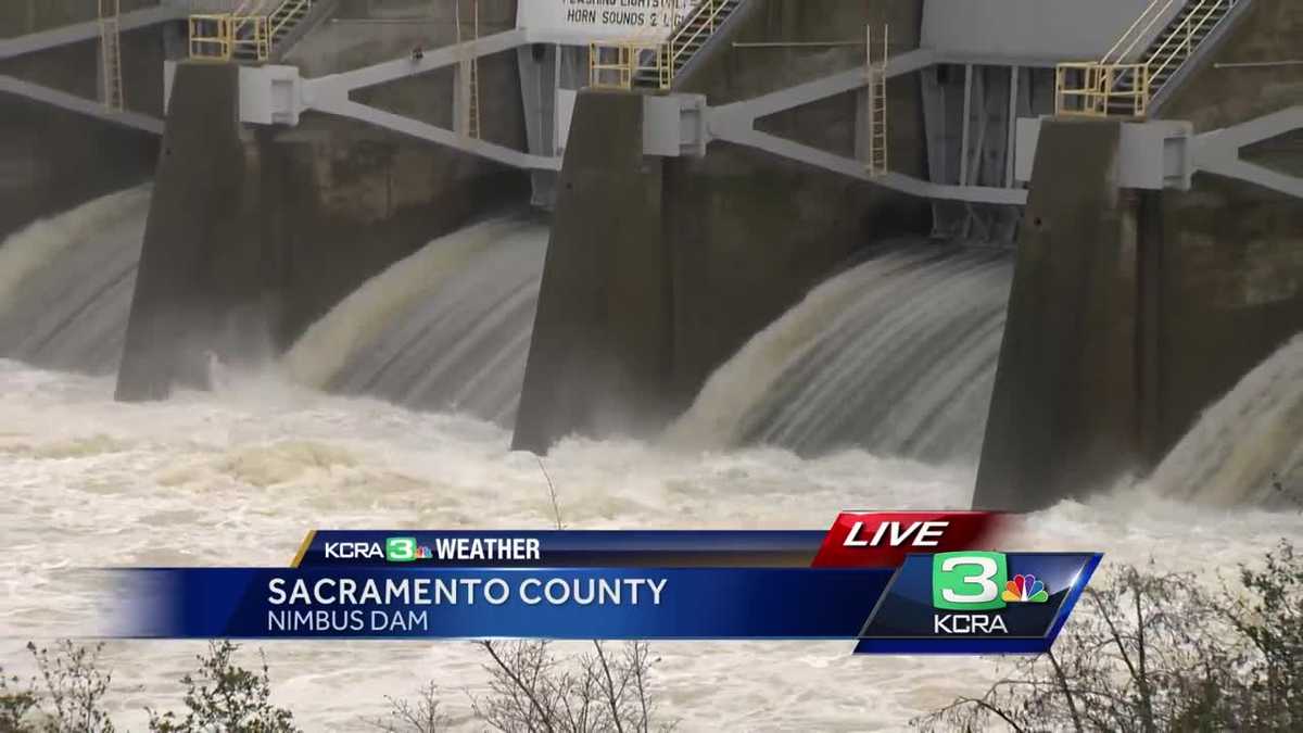 Nimbus Dam doubles water releases after weekend storm