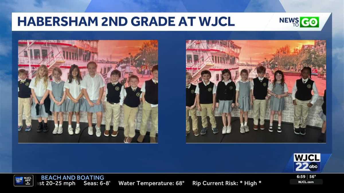 WJCL welcomes Habersham School second-graders for a tour