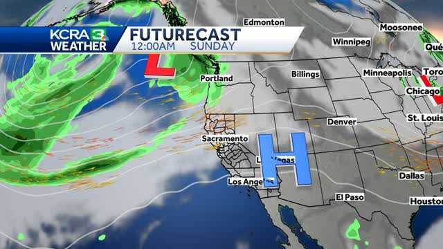 Skies clearing and temperatures warming over the next few days