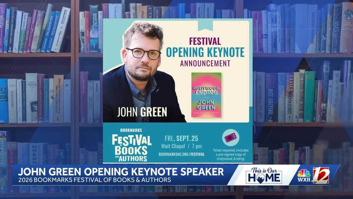 John Green keynote kicks off Winston-Salem Bookmarks festival - WXII