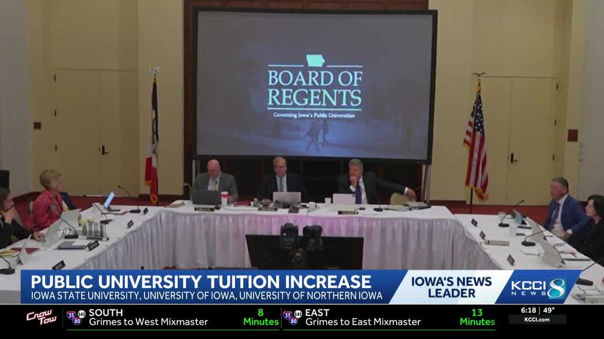 Iowa Board of Regents approves tuition increases for public universities