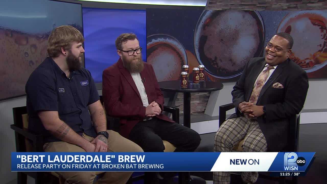 wisn.com - Kiri Salinas - Broken Bat Brewing Co. releasing new 'Bert LauderdALE' beer