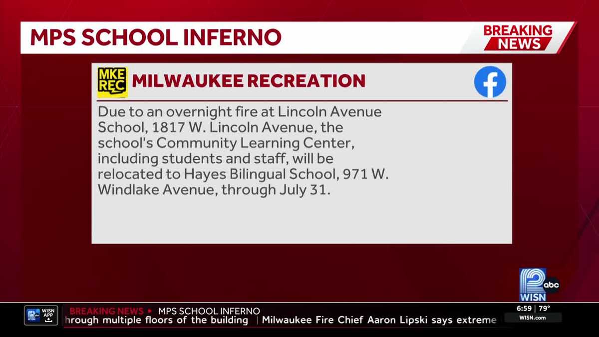 Lincoln Avenue School Community Learning Center relocated after fire