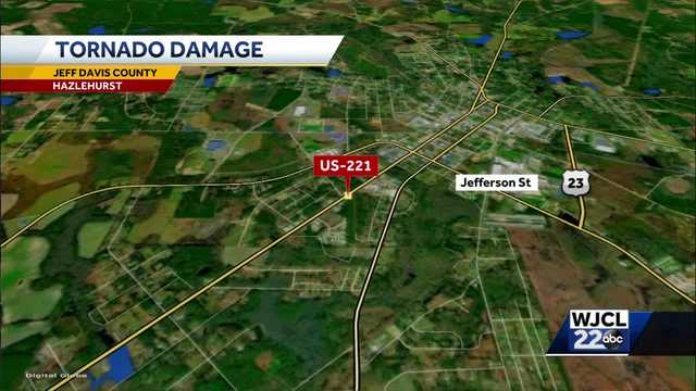 Jeff Davis Co. officials confirm damage following evening tornado - Vimarsana News