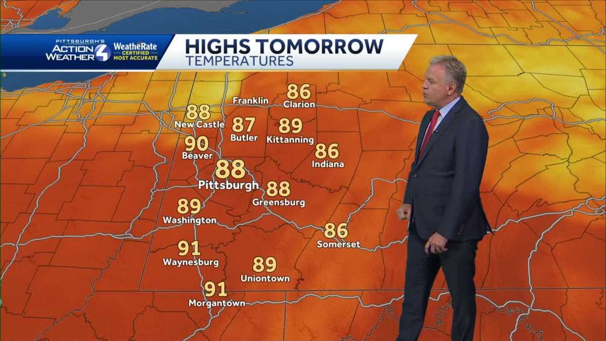 Morning Showers Then Hot And Breezy On Friday