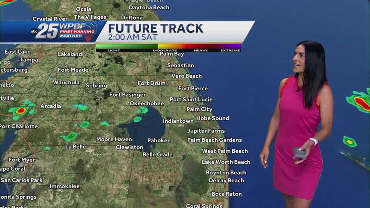 Wet weekend ahead across South Florida