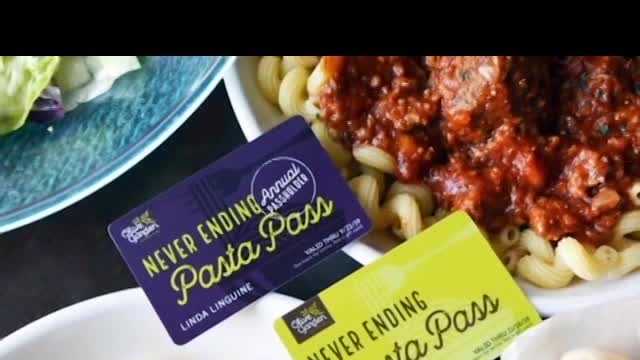 Olive Garden offering $500 'Lifetime Pasta Pass'