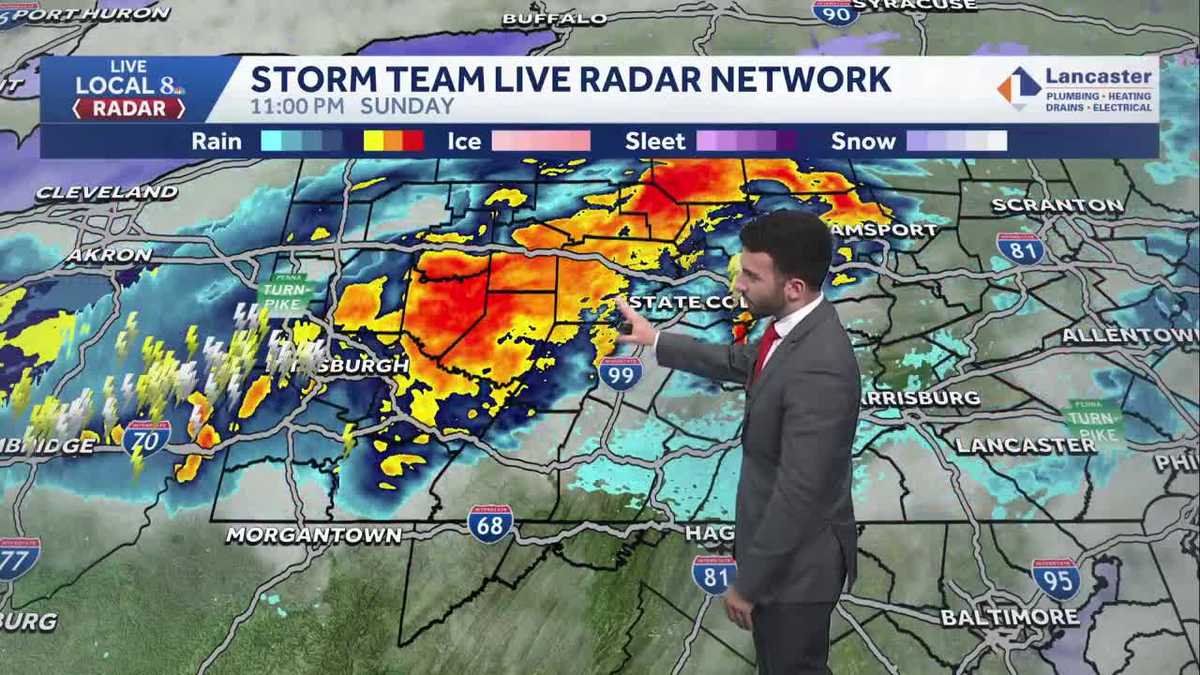 ALERT: Storms continue through midnight; lingering showers into early ...