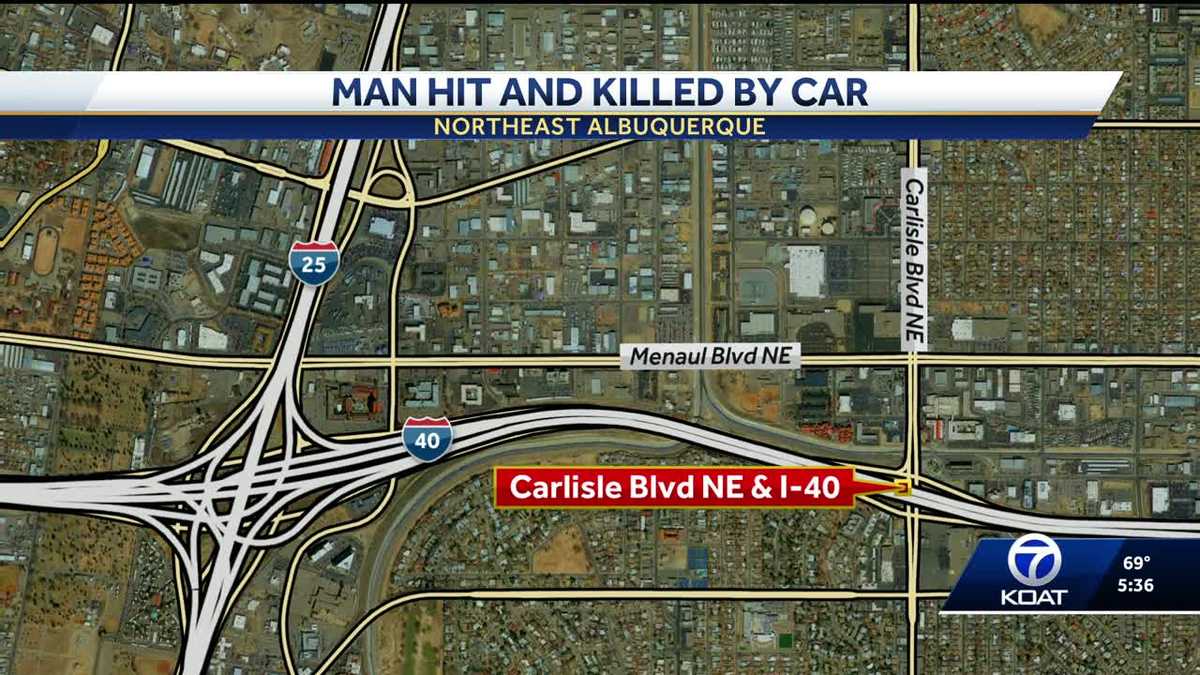 Man hit and killed by car in northeast Albuquerque